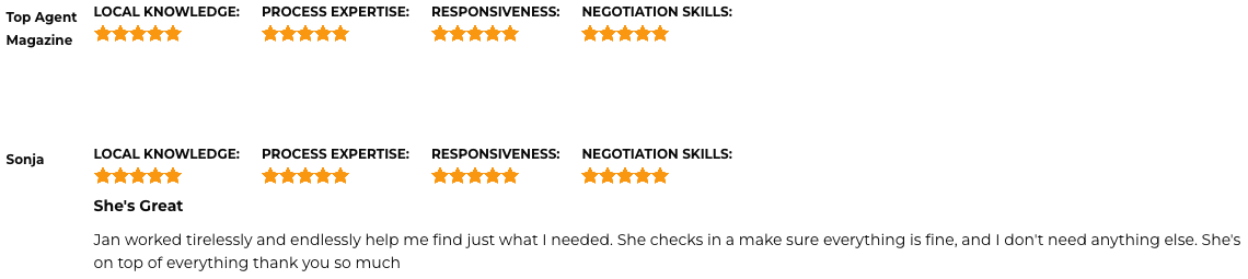 Jan Carlisle Testimonials