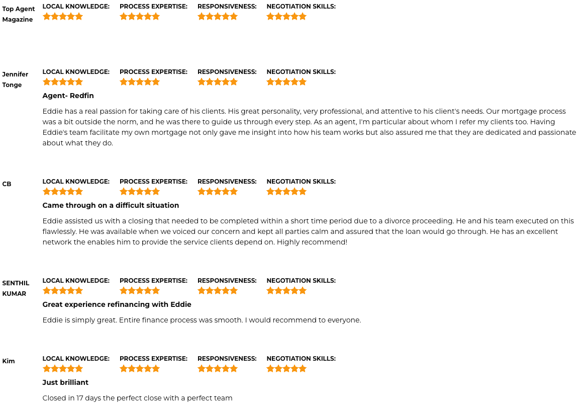 Eddie Beauduy Testimonials