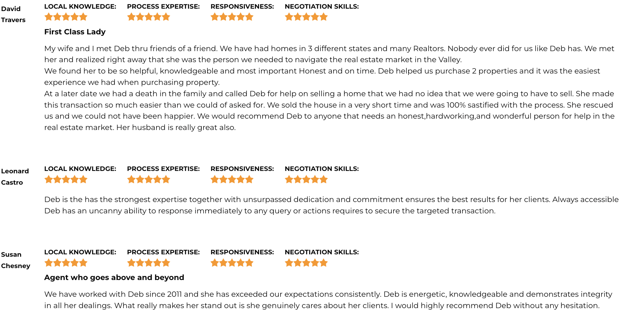 Top Real Estate Agent in Arizona Deb McLean testimonial 2