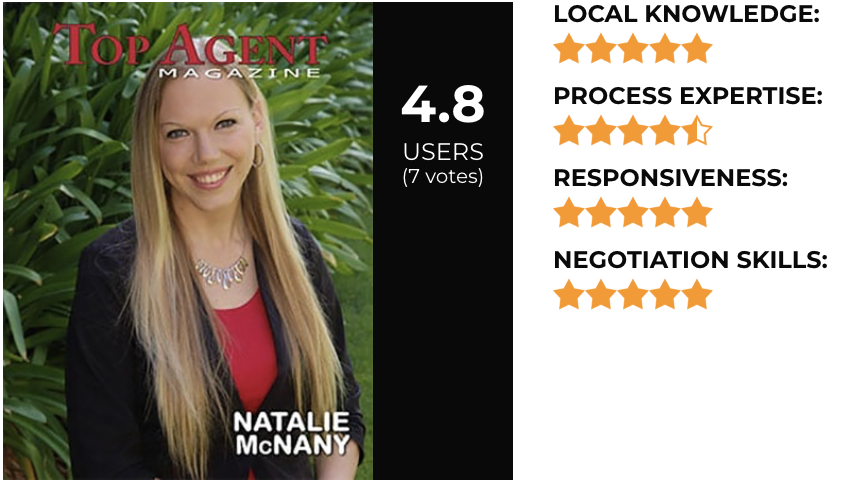 Real Estate Agent in California Natalie NcNany Review