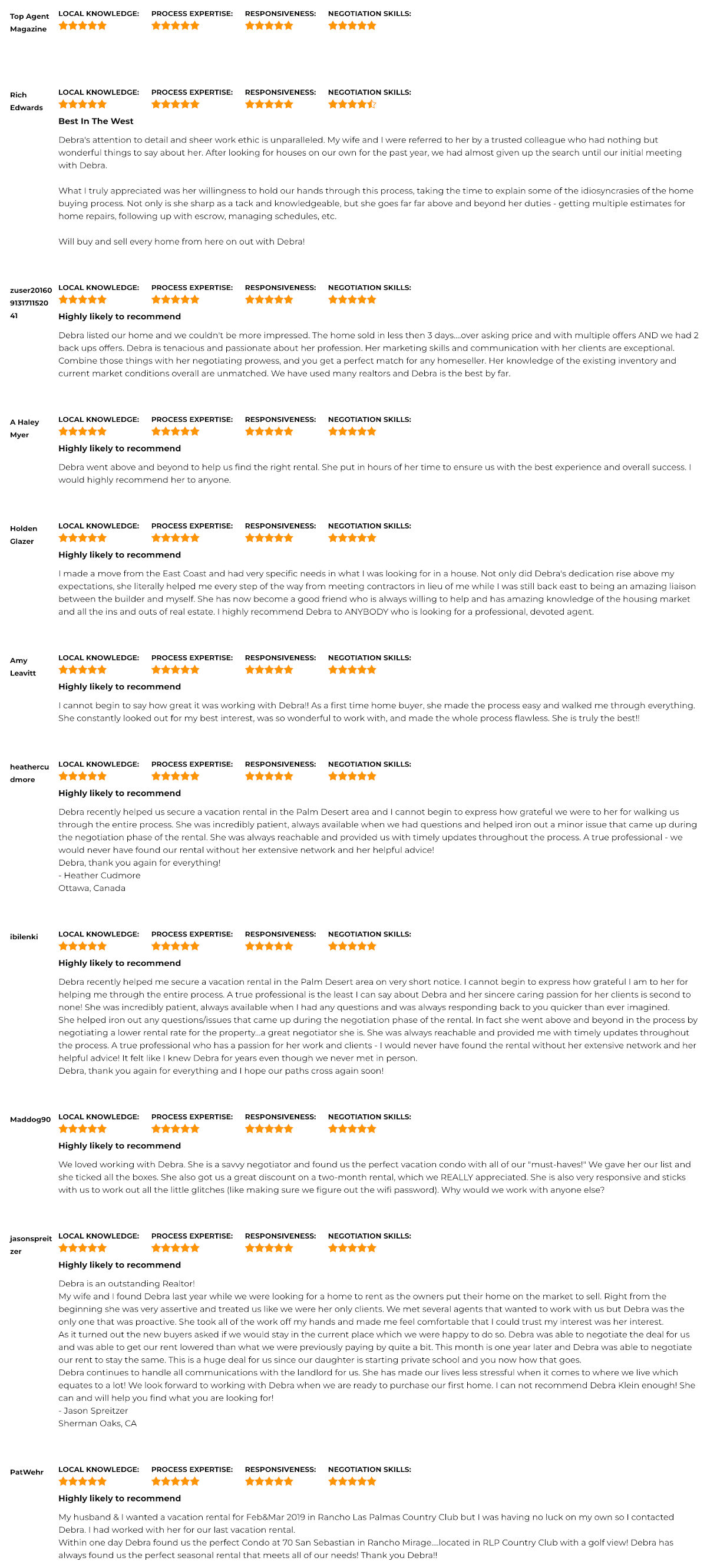 Top Real Estate Agent in California Debra O'Neill Testimonial