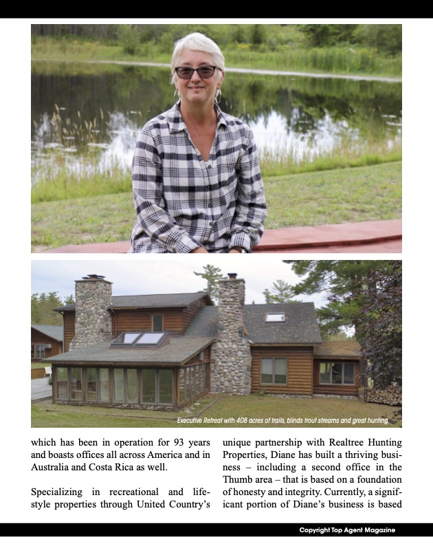 Diane McMurphy Recreational Realtree hunting property in Michigan represented by Diane McMurphy.