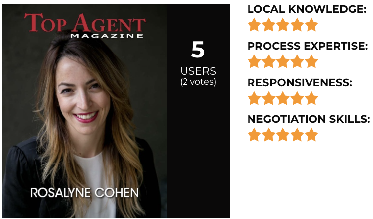 Top Real Estate Agent in California Rosalyne Cohen Reviews