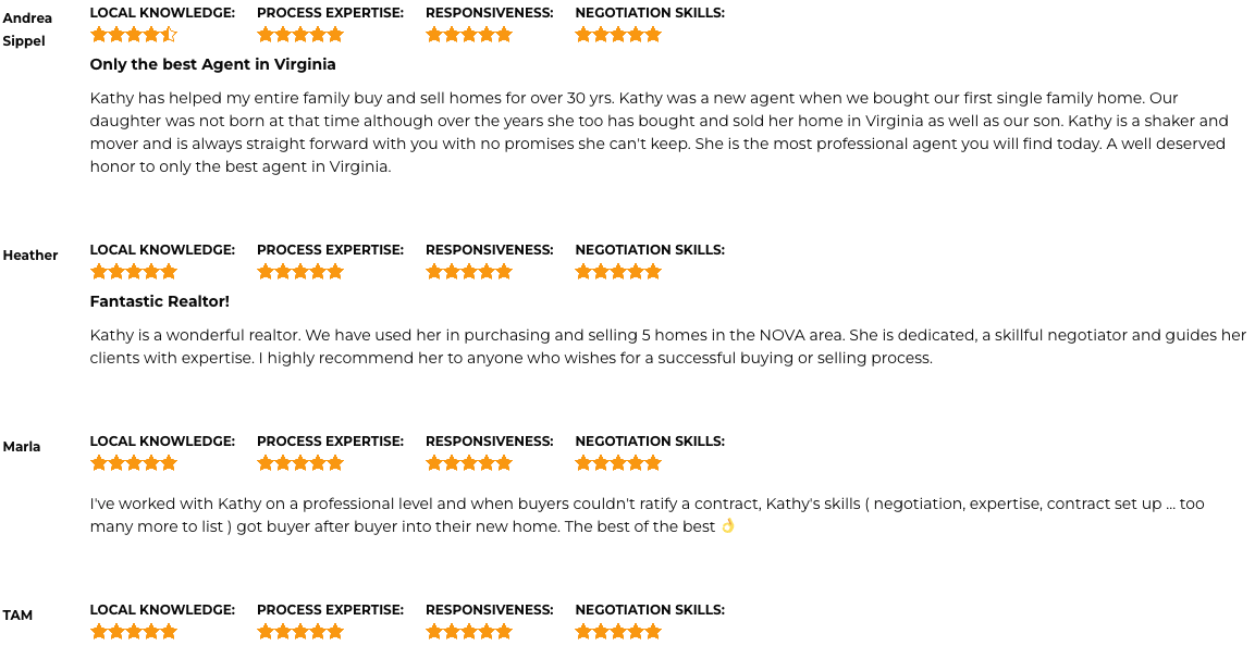 Kathy Colville Testimonials