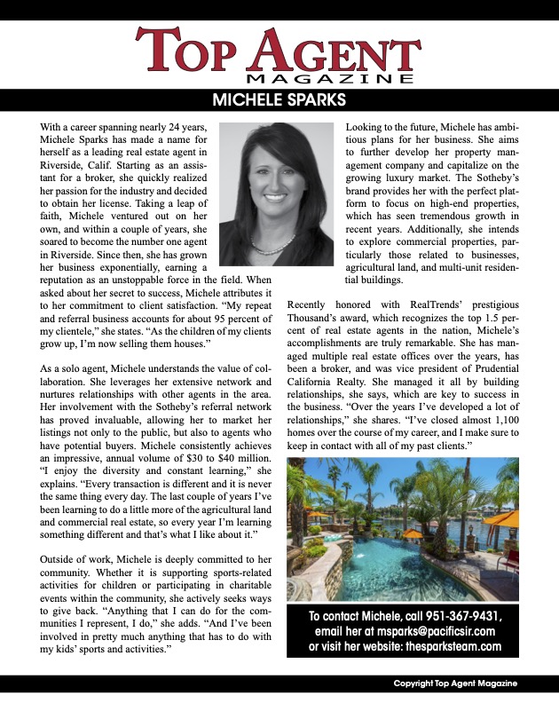 California Real Estate Agent Michele Sparks, California Real Estate Agent Michele Sparks, Southern California Real Estate Agent, Riverside Real Estate, Michele Sparks Southern California, Southern California Real Estate