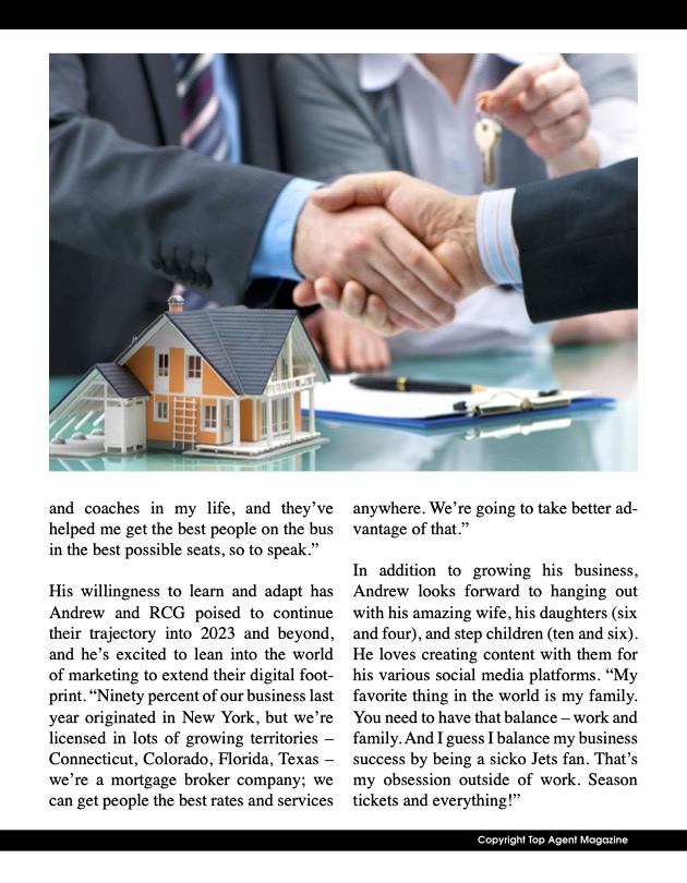 Andrew Russell Mortgage Lender, New York Lender, Andrew Russell RCG