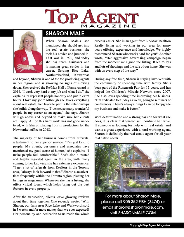 Canada Real Estate Agent Sharon Male