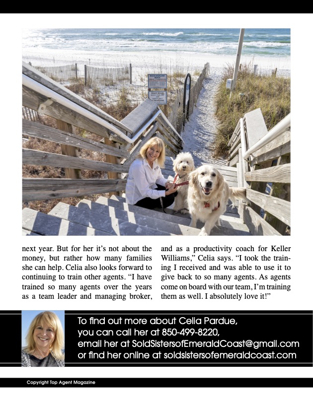 Celia Pardue Emerald Coast Real Estate Agent, Sold Sisters of Emerald Coast, Emerald Coast Listing