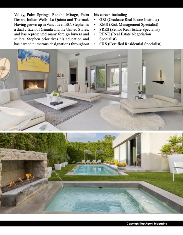Coachella Valley Realtor Stephen Clark, Palm Springs Homes for Sale