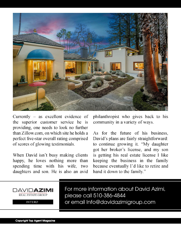 David Azimi Real Estate Group, California Real Estate