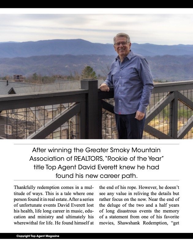 Smoky Mountains, Shawshank Redemption, Realtor David Everett