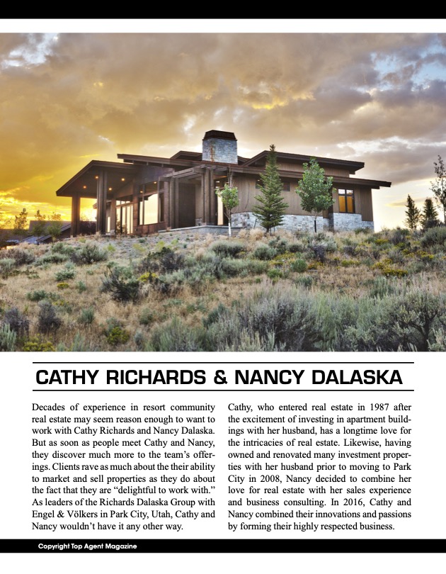 Utah Homes For Sale, Cathy Richards & Nancy Dalaska Park City, Realtors Cathy Richards & Nancy Dalaska Utah