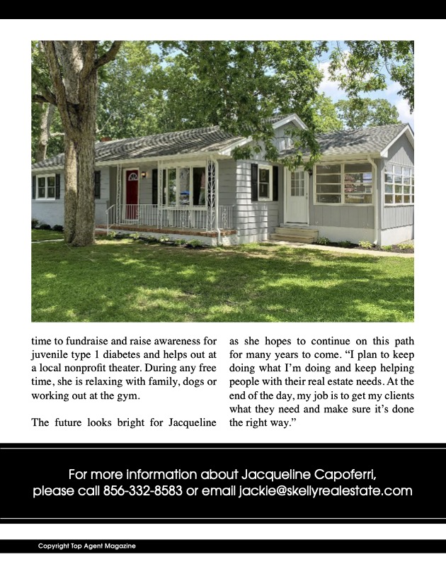 New Jersey Real Estate Agent Jacqueline Capoferri, Cumberland County Real Estate Jacqueline Capoferri, New Jersey Real Estate