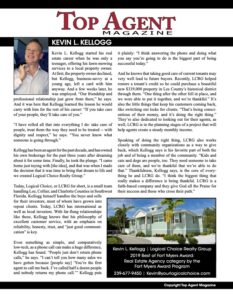 Kevin Kellogg Realtor - Top Agent Magazine