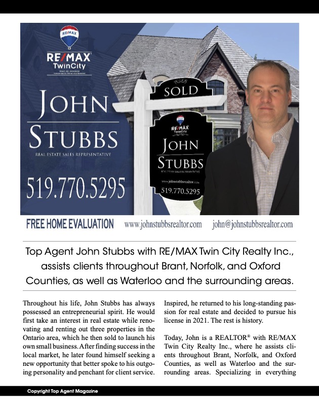 Ontario Homes For Sale, John Stubbs Brant County, Realtor John Stubbs Ontario