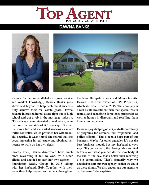 New Hampshire Homes For Sale, Dawna Banks New England, Realtor Dawna Banks New Hampshire