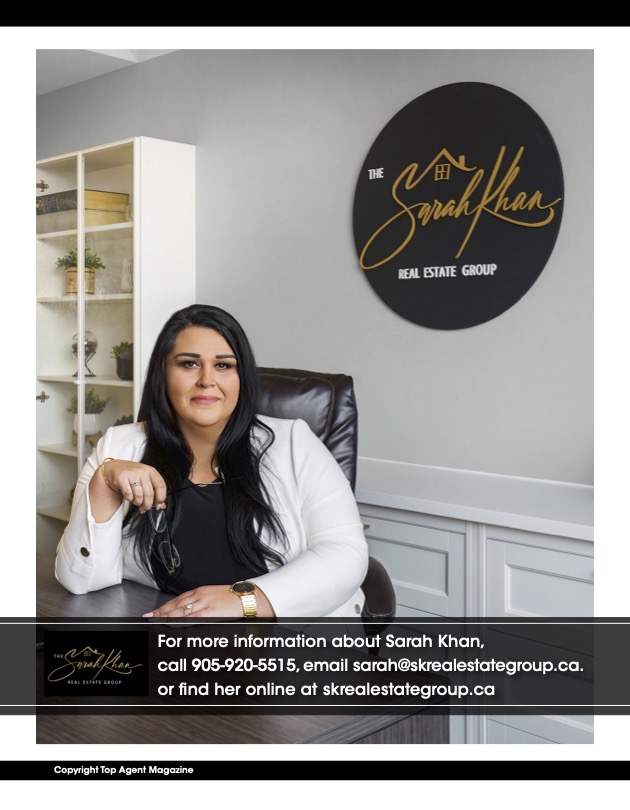 Ontario Real Estate Agent Sarah Khan, Sarah Khan Real Estate, Realtor Sarah Khan Hamilton