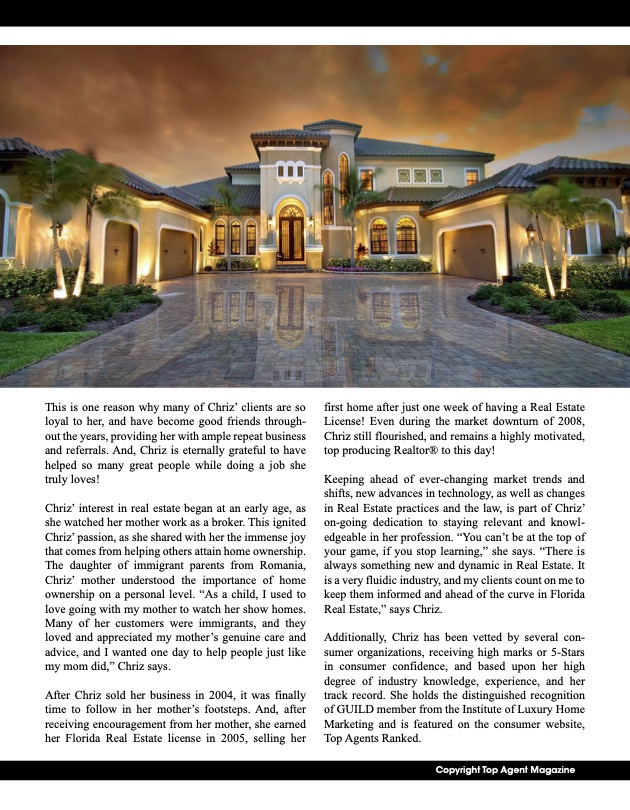 Real Estate Agent Chriz Tokar, Chriz Tokar, Chriz Tokar Top Agent, Florida Homes For Sale, Chriz Tokar South Florida