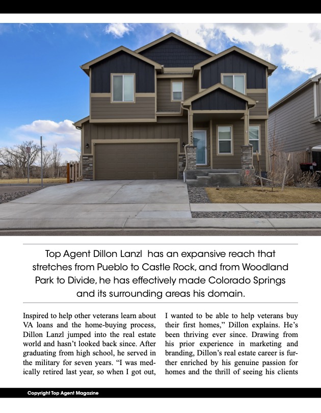 Real Estate Agent Dillon Lanzl, Colorado Springs Homes for Sale