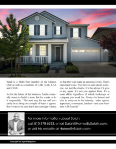 Salah Salah Real Estate Agent California