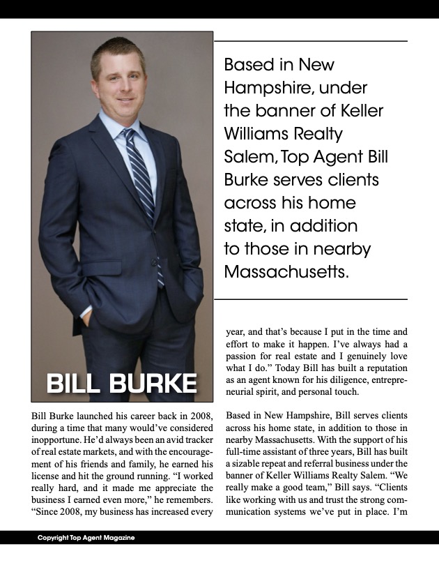 New Hampshire Homes For Sale, Keller Williams Realty Salem, Top Agent Bill Burke, Keller Williams Bill Burke