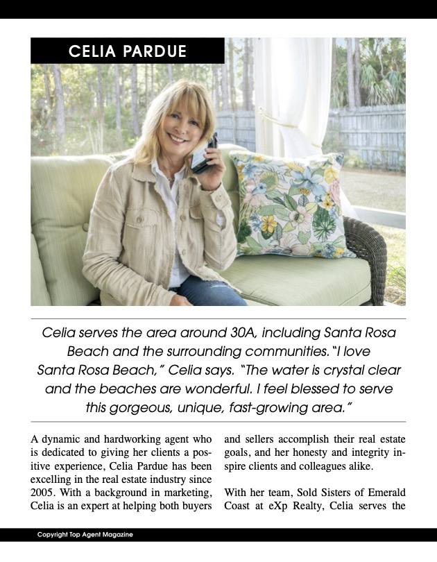Celia Pardue Realtor, Santa Rosa Beach Realtor Celia Pardue, Florida Homes For Sale