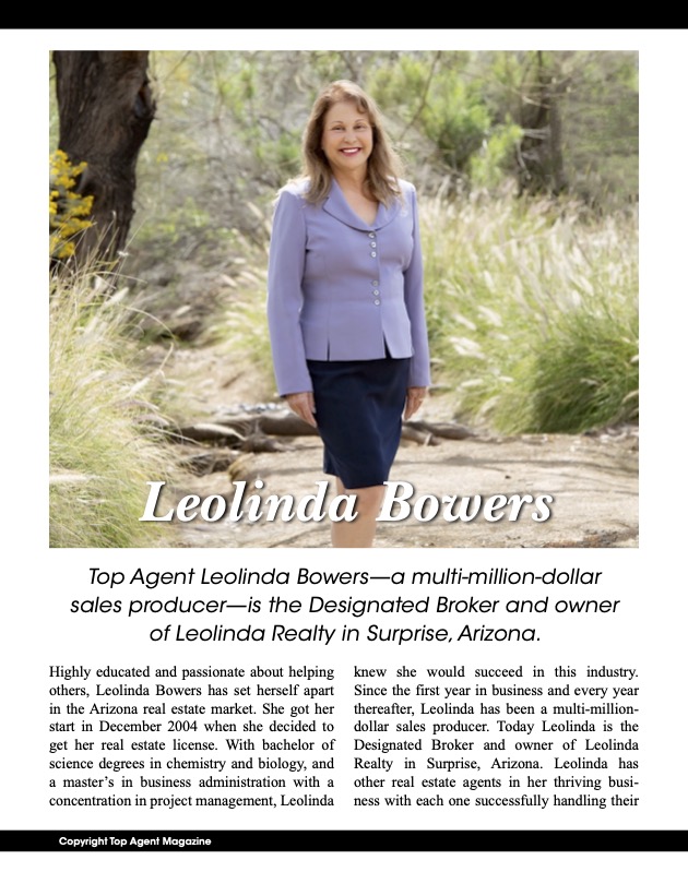 Arizona Homes For Sale, Leolinda Bowers Surprise, Realtor Leolinda Bowers Arizona