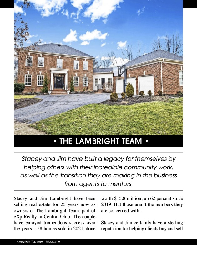 The Lambright Team, Lambright Central Ohio, eXp Realty, Central Ohio Homes for Sale, Ohio Realtors Stacey & Jim Lambright, Central Ohio Realtors Stacey & Jim Lambright