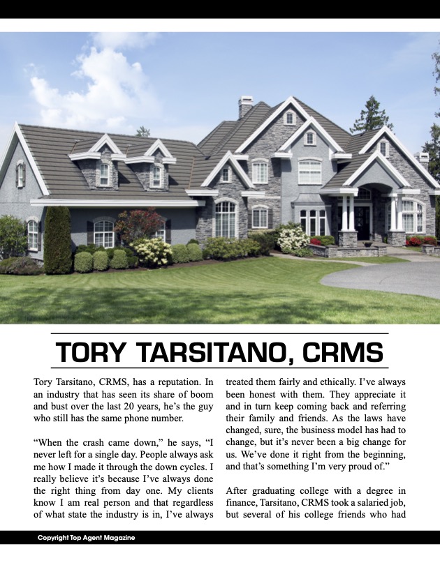 Tory Tarsitano Capital Financial Group, Cross Country Mortgage Tory Tarsitano