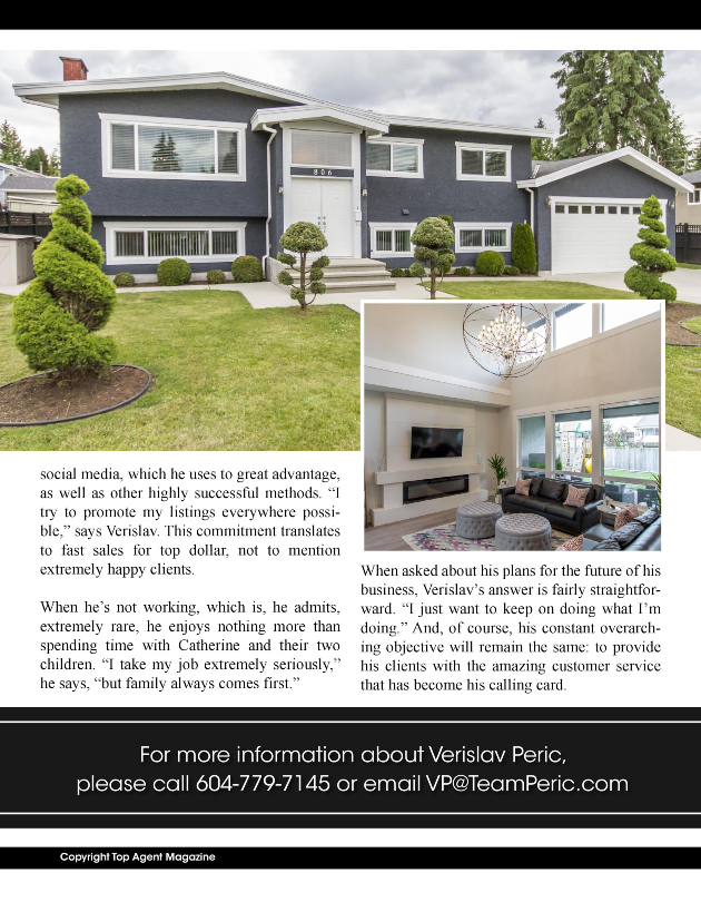 British Columbia Real Estate Verislav Peric, Verislav Peric Real Estate, Coquitlam Verislav Peric Realtor