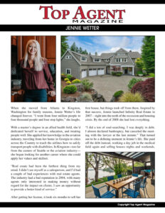 Washington Real Estate Agent Jennie Wetter