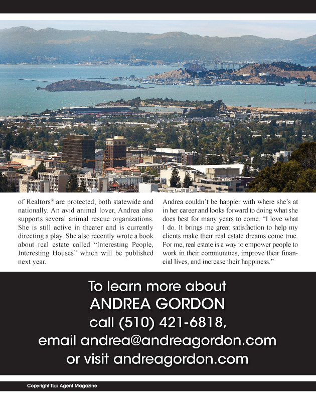 California Real Estate Andrea Gordon, Oakland Andrea Gordon Realtor, Oakland Real Estate Andrea Gordon
