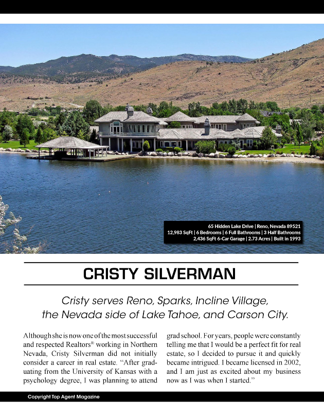 Nevada Homes For Sale, Cristy Silverman Reno, Realtor Cristy Silverman Nevada