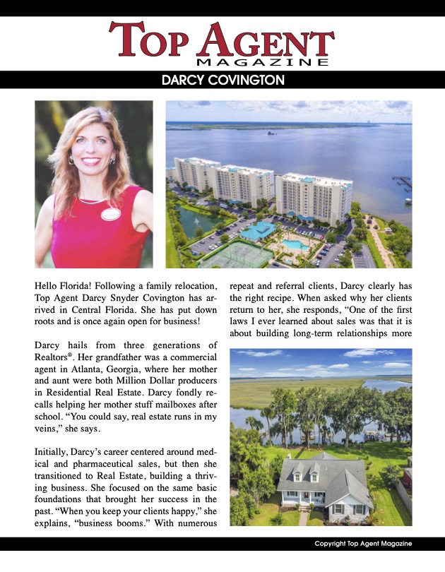 Darcy Covington Realtor, Darcy Covington Real Estate, Darcy Covington Champions Gate Florida