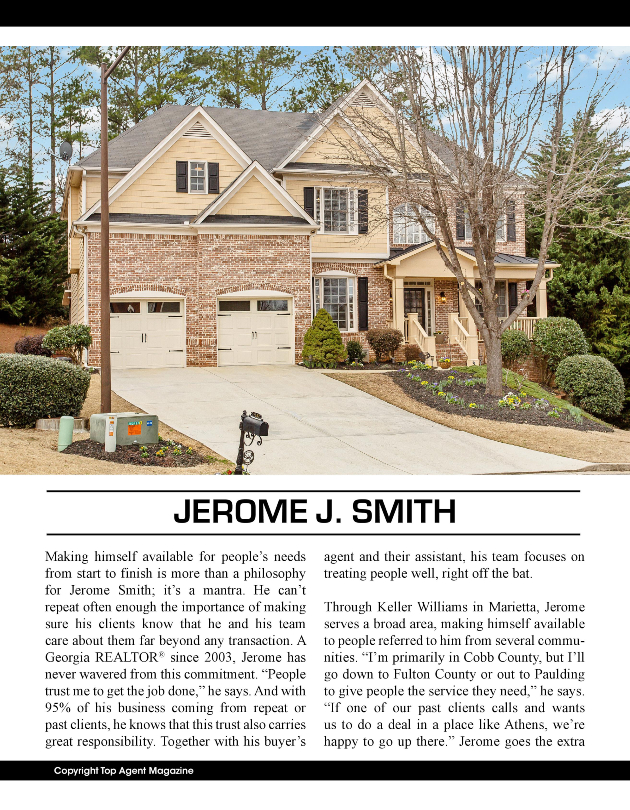 Georgia Homes For Sale, Jerome J. Smith Marietta, Realtor Jerome J. Smith Georgia