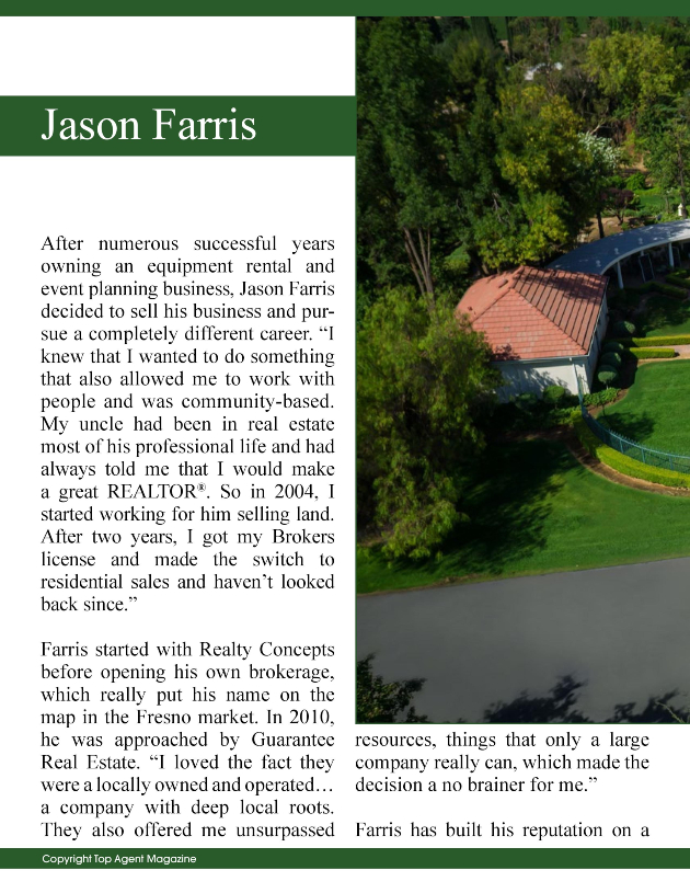 California Homes For Sale, Jason Farris Fresno, Realtor Jason Farris California