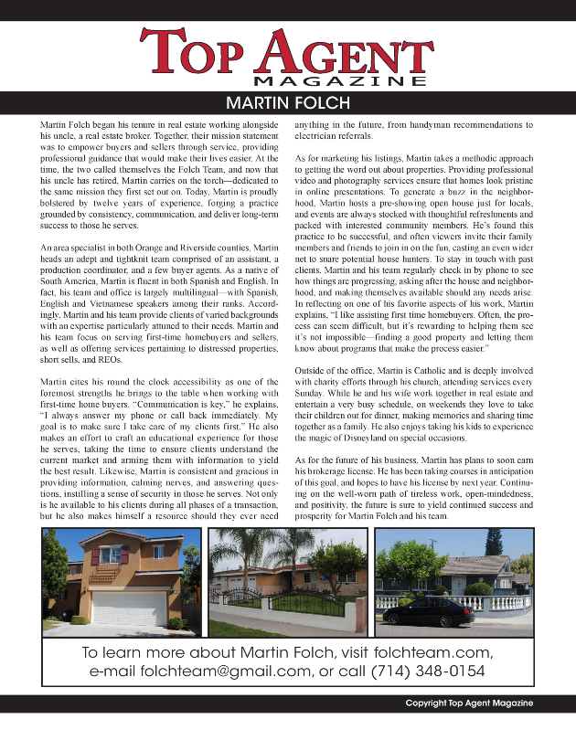 Realtor Martin Folch California, Realtor Martin Folch, Realtor Martin Folch Orange County, Orange County Homes For Sale, Martin Folch California