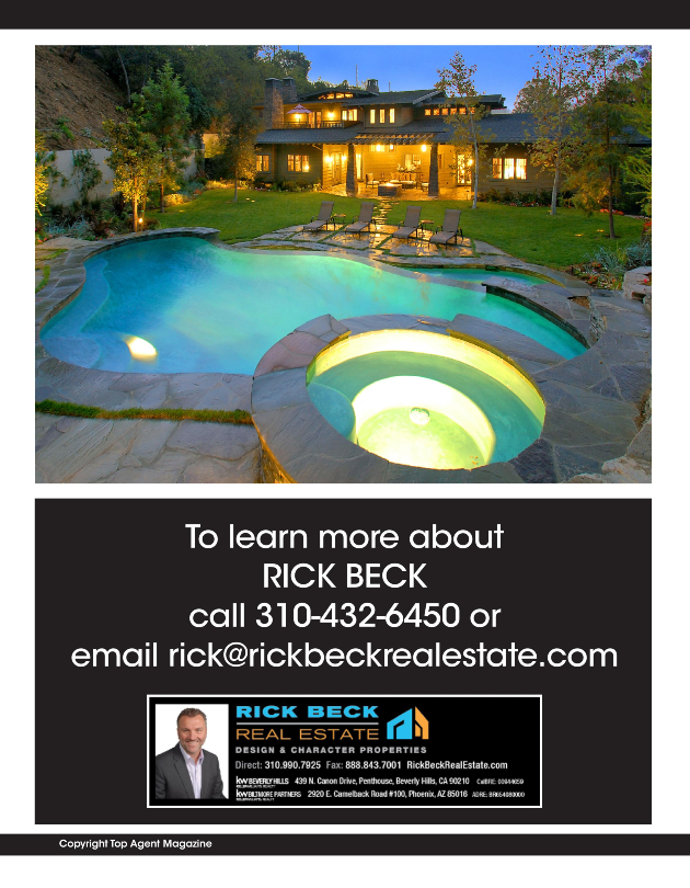 California Real Estate Rick Beck, Beverly Hills Rick Beck realtor, Beverly Hills Real Estate Rick Beck