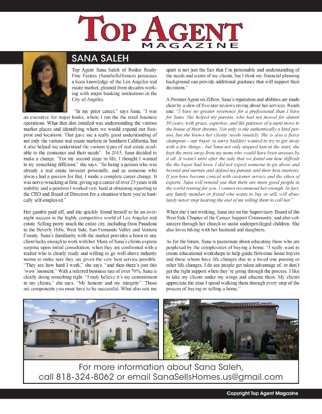 Realtor Sana Saleh California, Realtor Sana Saleh, Realtor Sana Saleh Los Angeles, Los Angeles Homes For Sale, Sana Saleh California