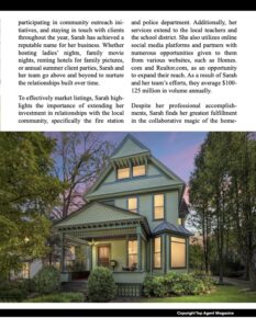 Realtor Sarah Leonard
