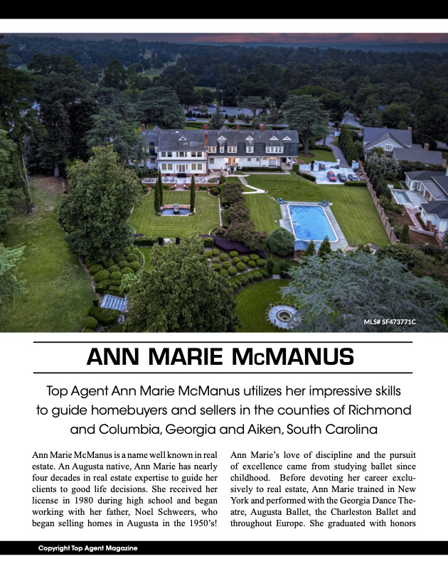 Ann Marie McManus Augusta Georgia, Richmond County Homes for Sale, Columbia County Homes for Sale