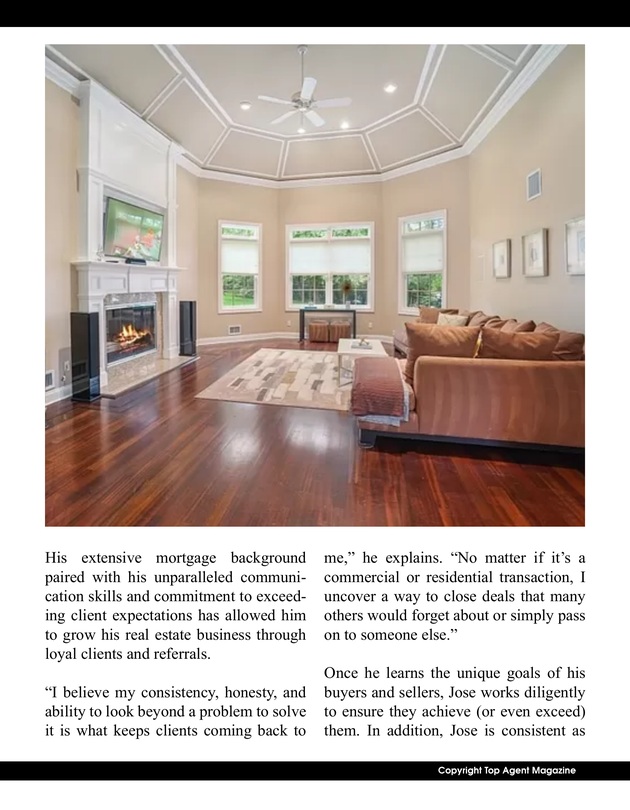 Jose Martinez Jose Martinez Top Agent Magazine feature, page 2