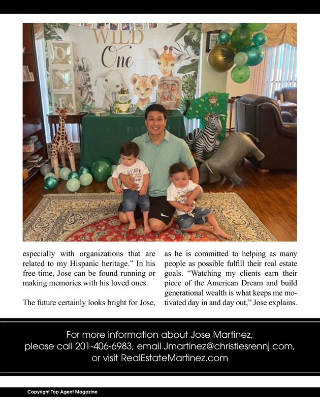 Jose Martinez Jose Martinez Top Agent Magazine feature, page 5